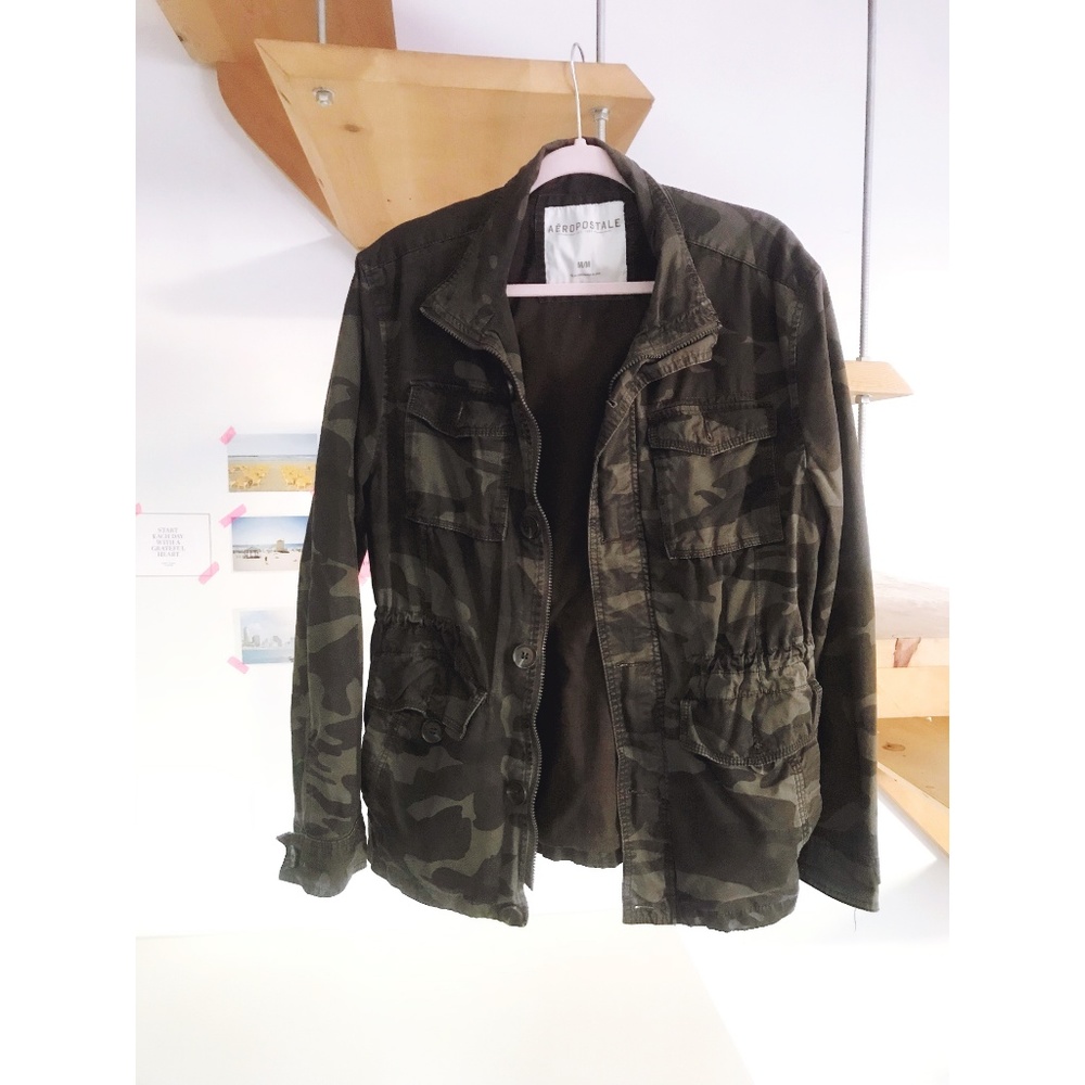 Aeropostale Camo Utility Jacket
